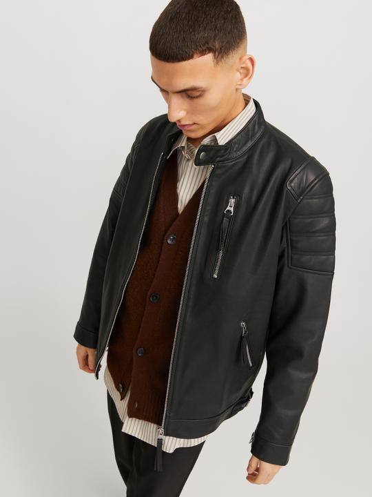 Produktbild Jack & Jones Jprleather Racer Jacket Styd Aw24 (S)