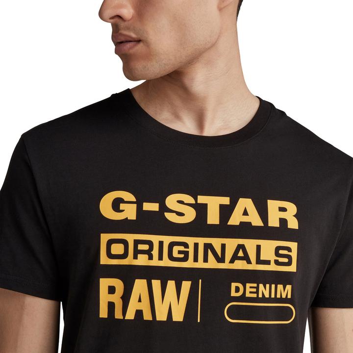 Image du produit G-Star Printed Graphic Eight T-Shirt Regular Fit Black (S)