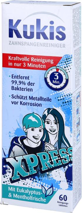 Productafbeelding Kukis Reckitt Benckiser Beugelreiniger Reinigingstabletten, 60 st. tabletten