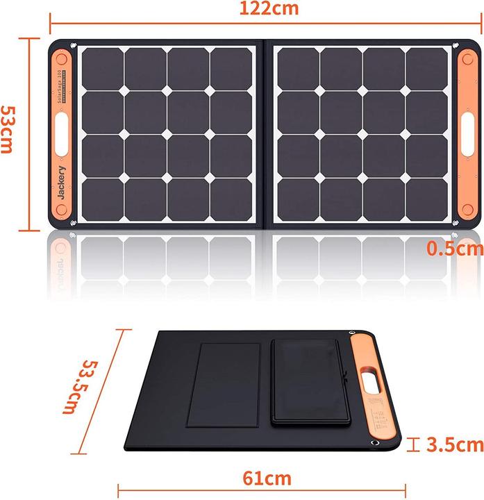 Actual product image Jackery SolarSaga (100 W, 4.69 kg)