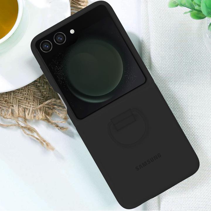 Immagine prodotto Samsung Custodia in silicone con anello (Samsung Galaxy Z Flip5)