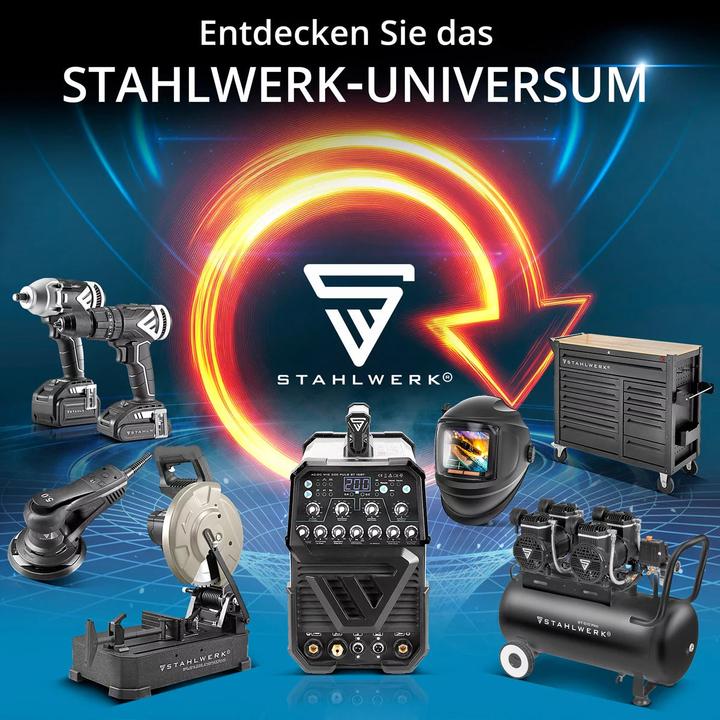 Produktbild Stahlwerk Schweissgerät FLUX 160 ST Digital mit 160 A Vollausstattung