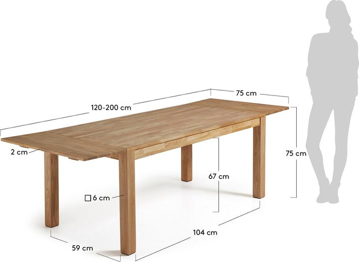 Actual product image Kave Home Indira (75 x 120 cm)