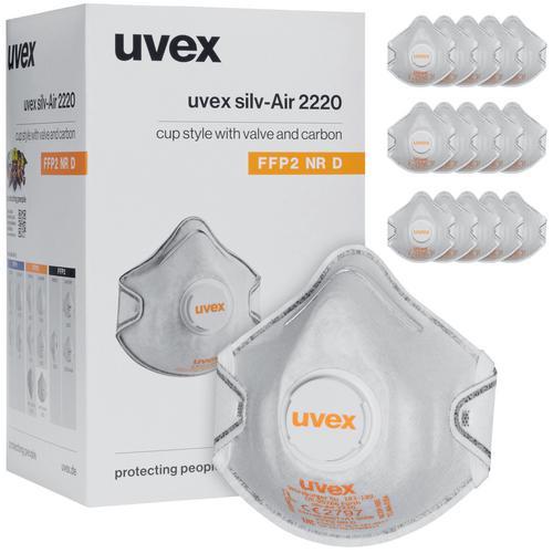 Produktbild Uvex Safety 15 uvex Atemschutzmasken silv-Air classic 2220 FFP2 DIN EN 149:2001 (FFP2, 1 x)