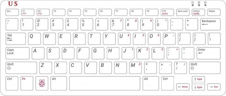 Produktbild Raspberry Pi 400 US-Layout