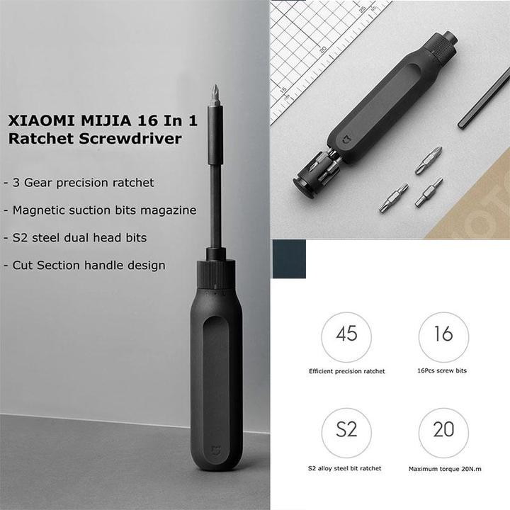 Actual product image Xiaomi Mi Ratchet (Sorceress, Pozidriv cross recess (PZ), Pin-torx)