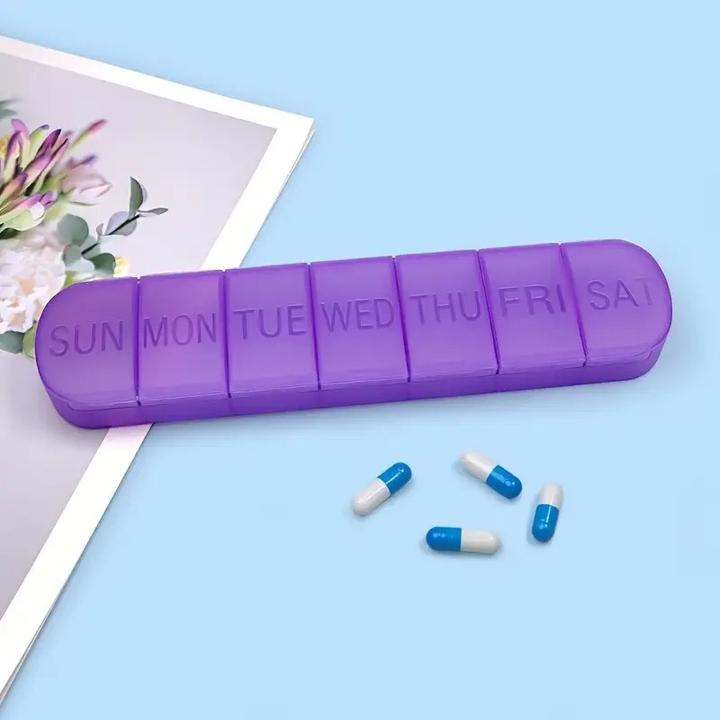 Produktbild Cbx Tablettenbox 7 Tage – Wochen Pillendose mit grosser Kapazität