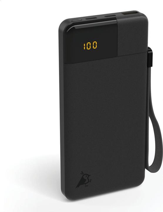 Actual product image Aqiila Powerbird B10B - Powerbank 10000 mAh, 20W - Black (10000 mAh, 20 W, 37 Wh)