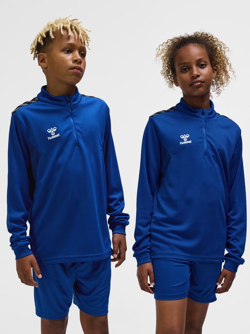Actual product image hummel Hmlauthentic Half Zip Sweat Kids (140)