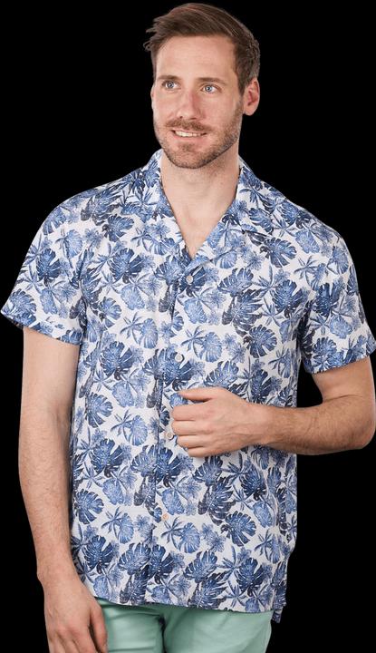Drykorn Short Sleeve Bijan Shirt Regular Fit Flower Print Bl