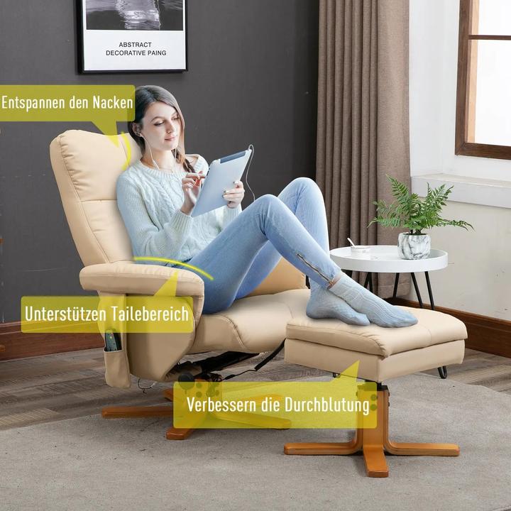 Produktbild Homcom Massagesessel mit Liegefunktion
