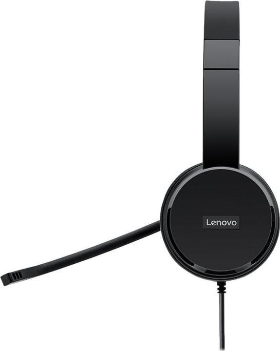 Actual product image Lenovo 100 Mono USB Headset (Cable, USB-A)