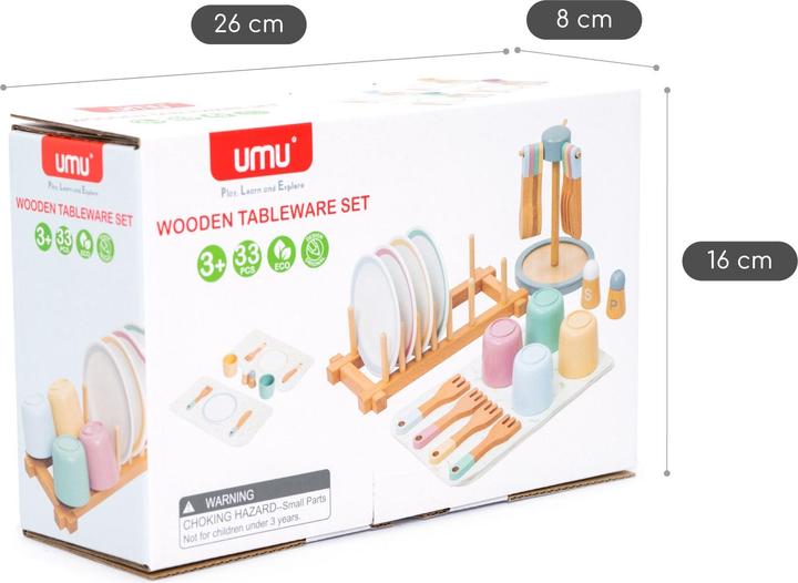 Produktbild UMU Holzgeschirr Set
