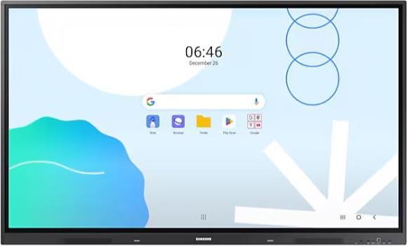 Actual product image Samsung Interactive Board WA65FX 65" Android 13, IR Touch (3840 x 2160 Pixels, 65")
