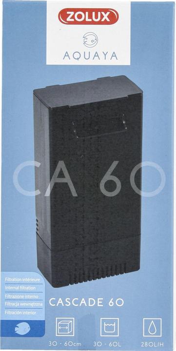 Produktbild Zolux Aquaya Filter Cascade 60 juoda (60 l, Süsswasser, Salzwasser)