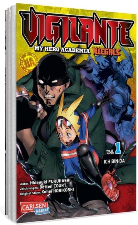 Image du produit Vigilante - My Hero Academia Illegals 1 (Allemand, Kohei Horikoshi, 2018)