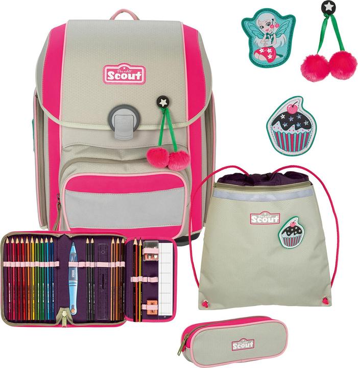 Scout Genius Schulranzen-Set 4tlg. (25 l)