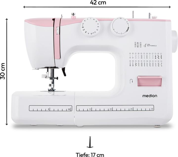 Produktbild Medion LIFE® Freiarm-Nähmaschine SM60 (MD10689)