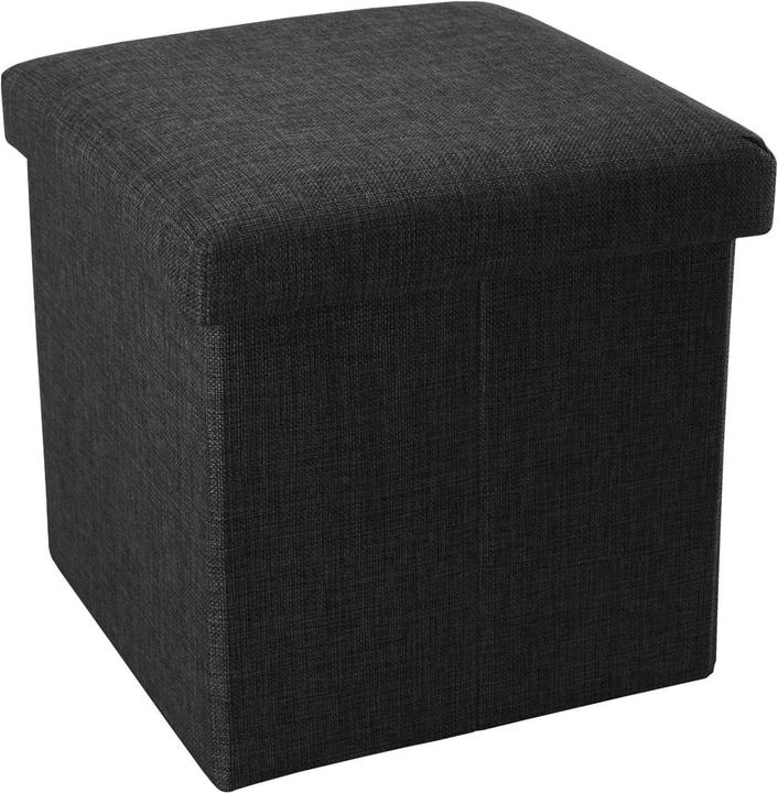 Intirilife Sitzwürfel DIAMANT SCHWARZ