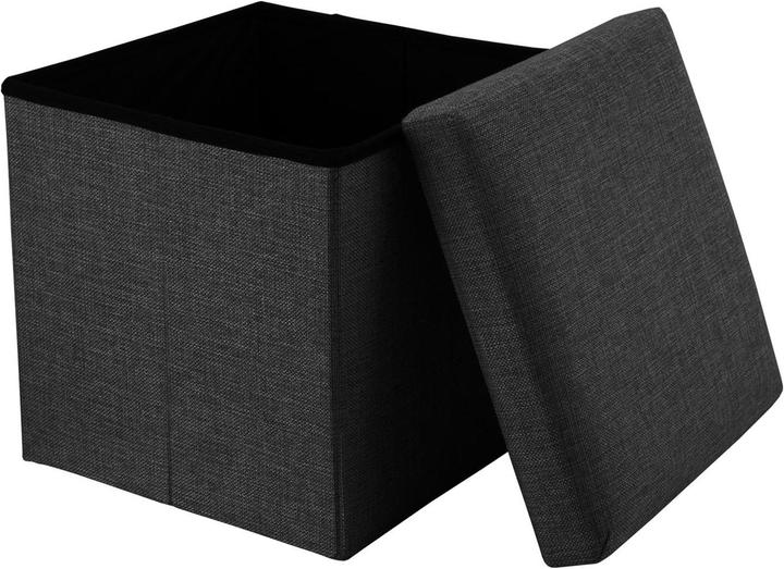 Produktbild Intirilife Sitzwürfel DIAMANT SCHWARZ