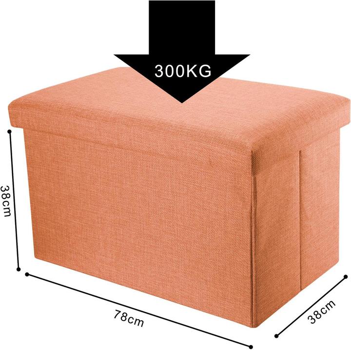 Produktbild Intirilife Sitzbank MANDARINEN ORANGE (38.78 cm)