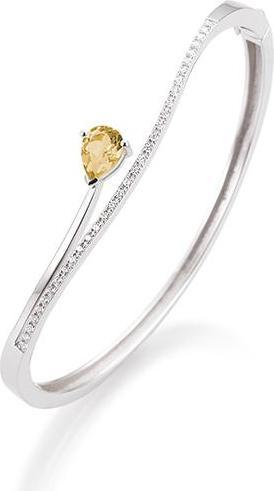 Breuning ARMREIF - Farbstein/Brill. 0,33 Ct. H/si (750/18 K Gold)