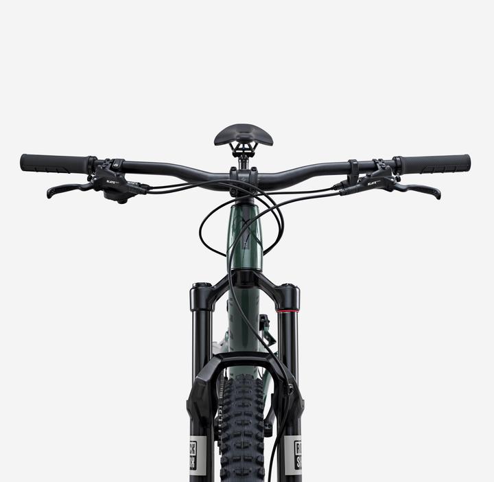 Image du produit Rockrider Vélo VTT tout suspendu All Mountain FEEL 700 S, vert (19 cm)