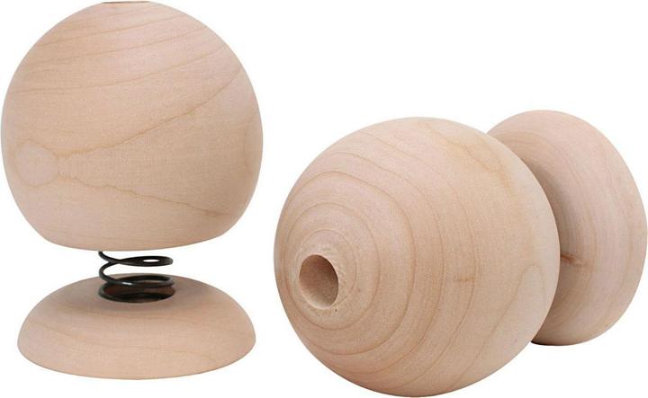 Actual product image Creativ Company Wooden bouncy figures, 12 pieces.