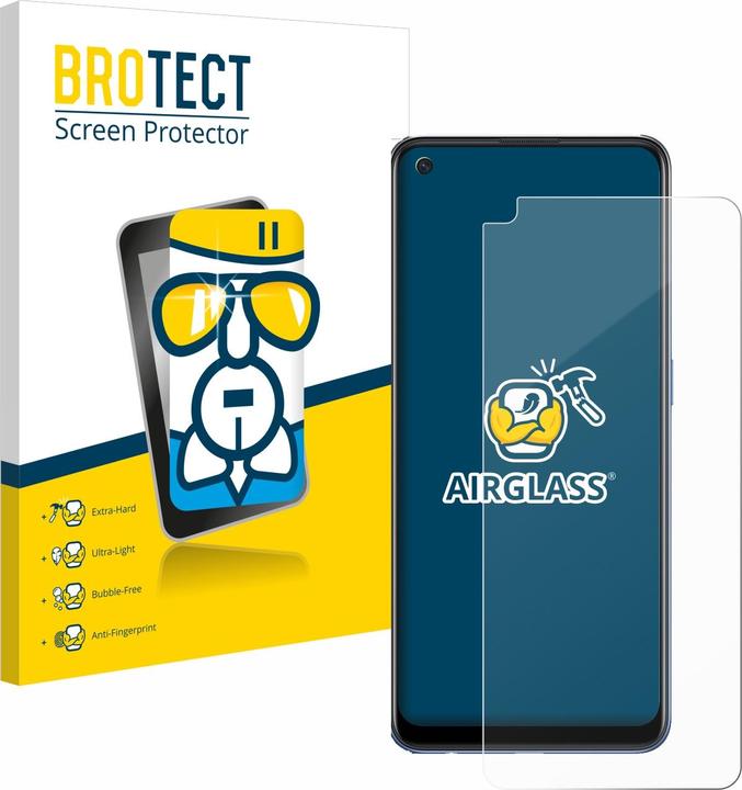 Produktbild BROTECT AirGlass Panzerglasfolie (1 Stück, Oppo A74 5G)