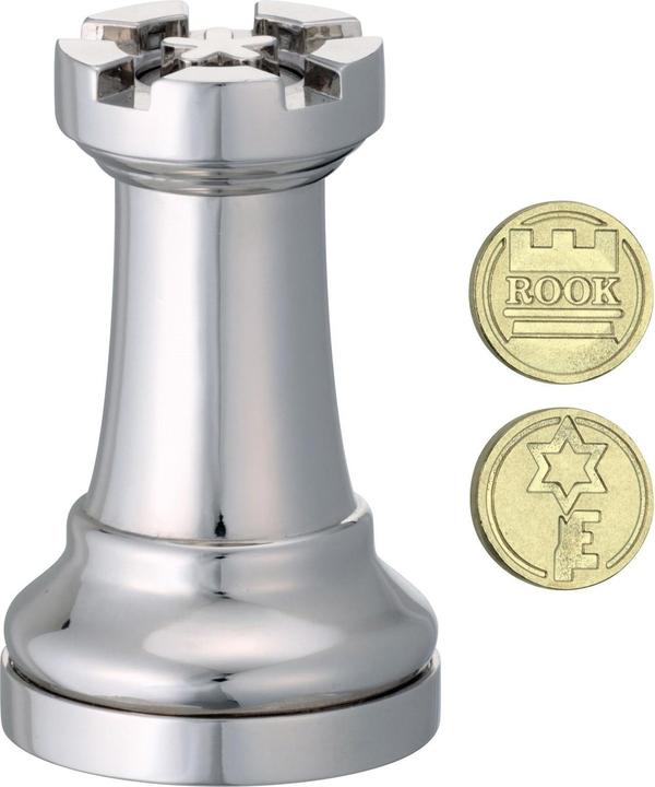 Immagine prodotto Huzzle Cast Chess Puzzle - Torre - argento