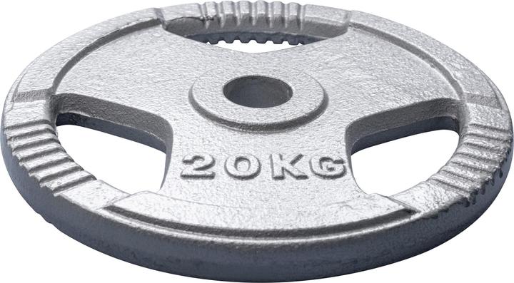 Actual product image Fitcom Cast iron weight plate 50 mm 20 kg (1 x 20 kg)
