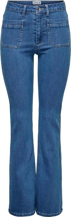Only ONLWAUW Hohe Taille Ausgestellt Jeans Flared fit jeans (34)