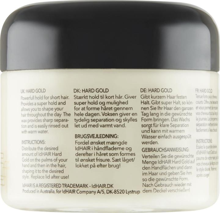 IdHair Hard Gold Haarwachs 100 ml (Haarpaste, 100 ml)