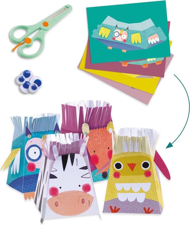 Produktbild Djeco Kreativset Tierhäuser
