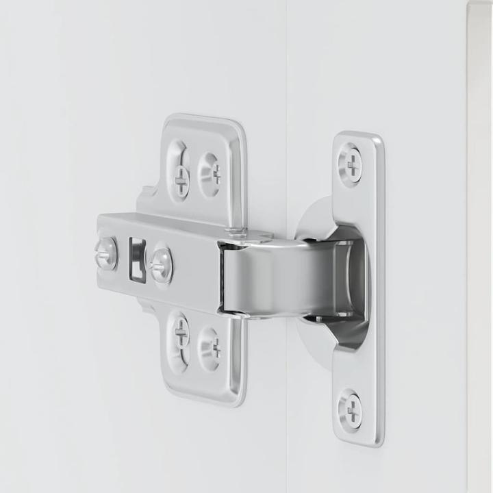 Produktbild VidaXL Küchen-Hängeschrank mit Glastür Porto Hochglanz-Weiss Wandschrank Küche (60 x 31 x 60 cm)