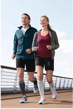 Image du produit Jobst Mi-bas sport 15-20mmHg L gris 1 paire (L)