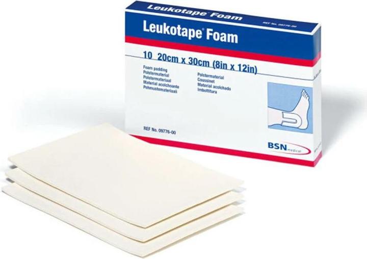 Immagine prodotto BSN Leukotape® Foam 30 x 20 x 0,4 10 pezzi bianco (0.30 m)