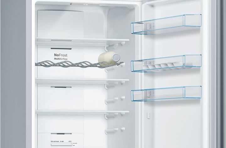 Actual product image Bosch Hausgeräte Bosch 4 Series KGN392LDC fridge-freezer Free-standing 368 L D Stainless steel (368 l)