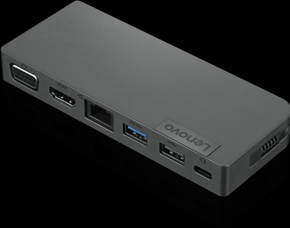 Actual product image Lenovo Travel Hub (USB-C, 8 Ports)