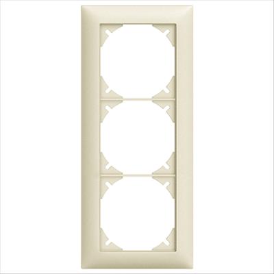 Produktbild Feller Abdeckrahmen EDIZIOdue 3x1 crema