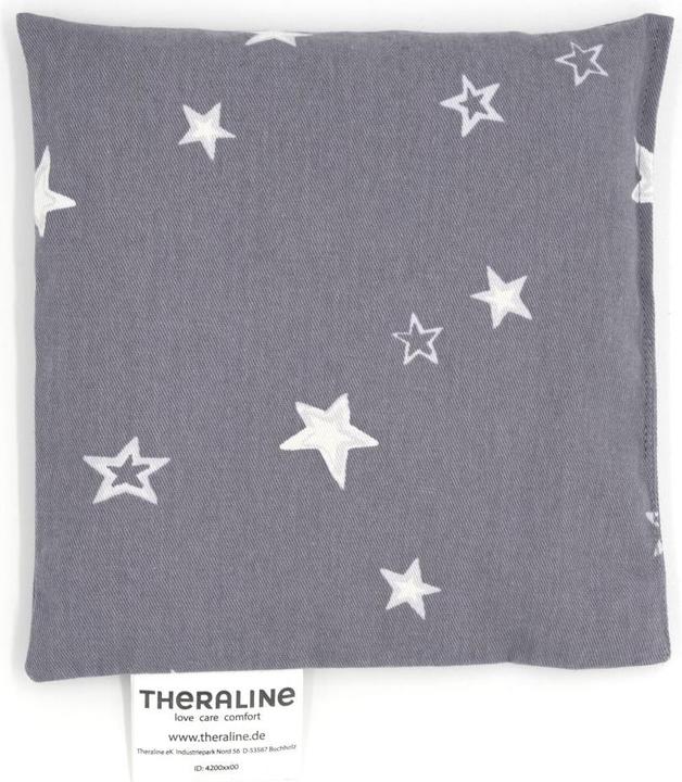 Immagine prodotto Theraline Cuscino termico e cuscino a grana Cuscino termico con imbottitura in ciliegio 19 x 19 cm - Cielo (19 x 19 cm)