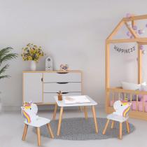 Produktbild Home Deco Kids tisch und 2 Stühle einhorn lily (Kindersitzgruppe)