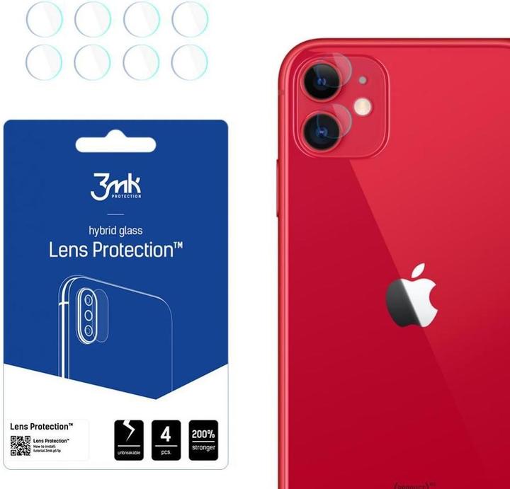 Actual product image 3MK hybrid glass Lens Protection for iPhone 11 (1 Piece, Apple iPhone 11)