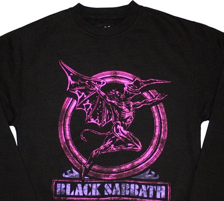 Immagine prodotto Black Sabbath Neon Pink Henry Felpa Oversize Adulto Unisex (XL)