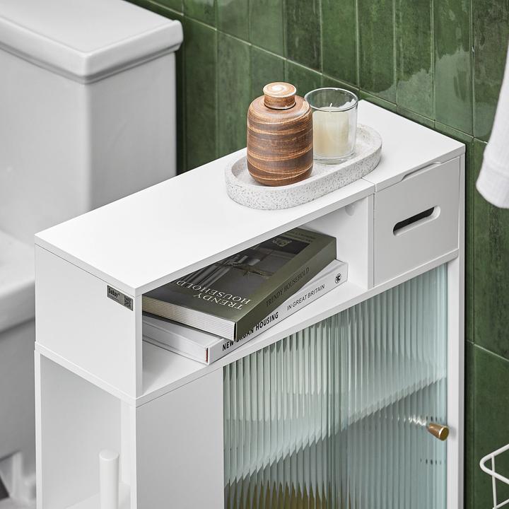 Actual product image SoBuy Niche shelf with glass door (20 x 60 x 71 cm)