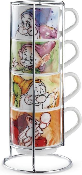 Image du produit Egan Tasse à expresso Les 7 nains 80 ml, 4 pièces, Multicolore (80 ml, 4 x)