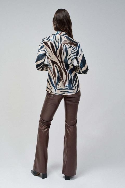 Immagine prodotto Salsa Jeans Camicetta a maniche lunghe in raso Basic (M)