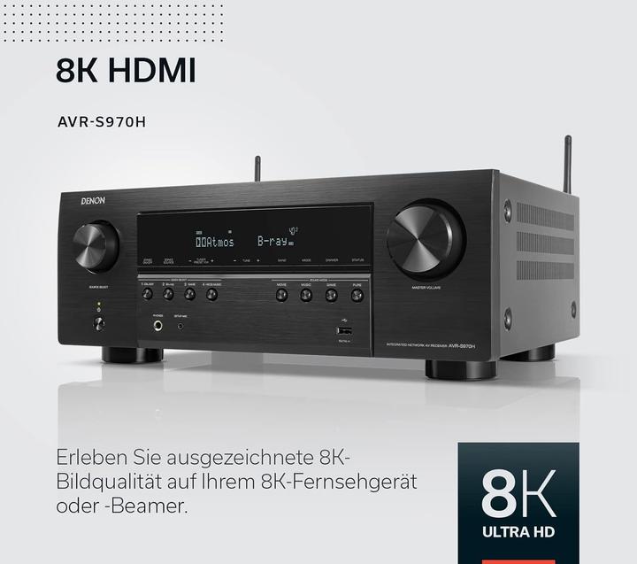 Immagine prodotto Denon AVR-S970H (7.1 canali, AM, FM)