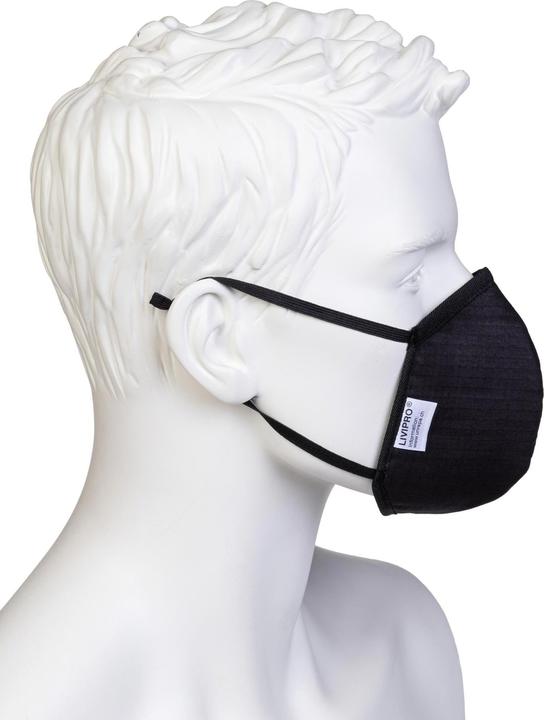 Actual product image Unrepa Community fabric mask LIVIPRO Evolution size L, black (Protection class I, 1 x)