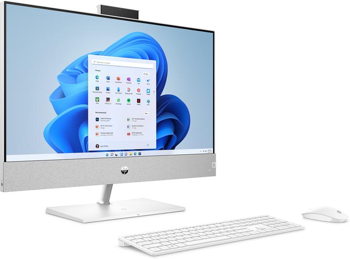 Actual product image HP PC AiO Pavilion 24-ca0001nc,24" FHD Non Touch, AMD RYZEN 7 5700U, DDR4,SSD,key+mouse,Win11 (AMD Ryzen 7 5700U, 16 GB, 1000 GB)